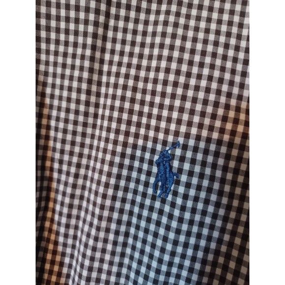 Ralph Lauren Classic Fit Men's L/S Black/White Shirt. Size 15 1/2. See pics - Picture 2 of 9